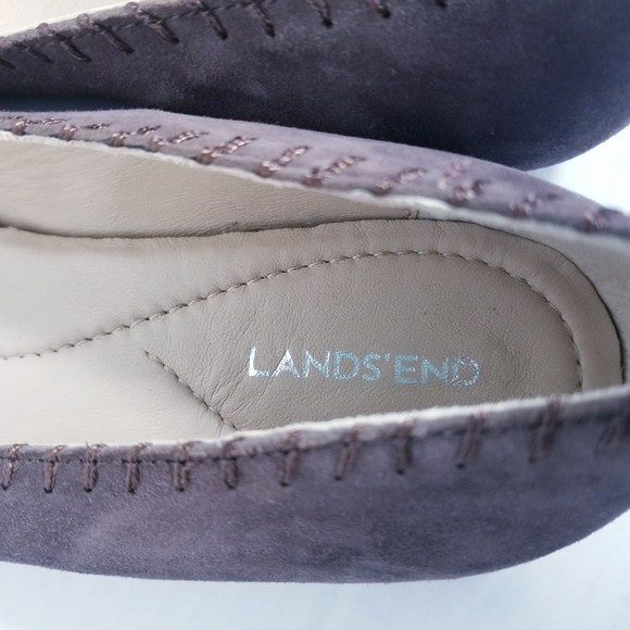 LANDS' END BROWN WOMEN'S FLAT SIZE 6.5 - Picture 2 of 9